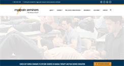 Desktop Screenshot of myopainseminars.com